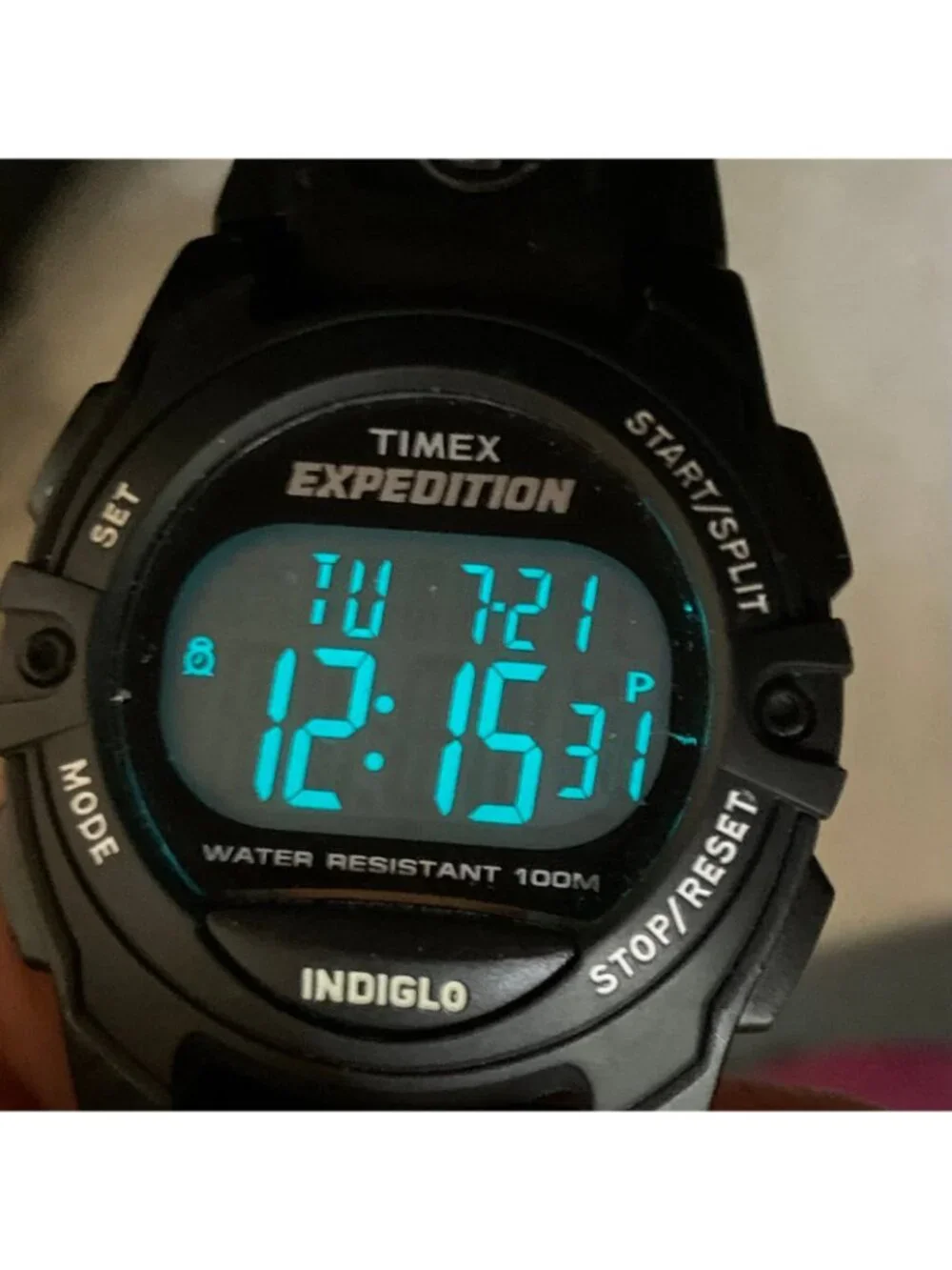 Timex Expedition Women T49661 sports digital watch 34mm black tone running